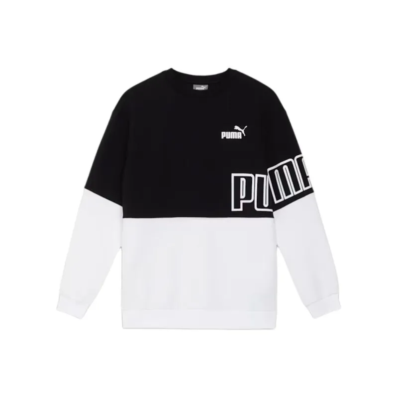 PUMA POWER MX Crew Sweatshirt Men's Black-0