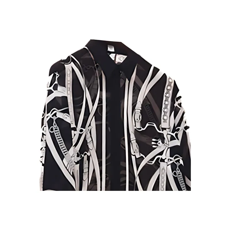 HERMES Shirts Women's Black-3
