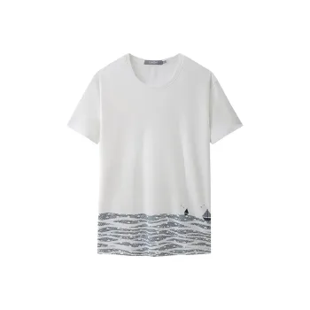 GOLDLION Regular T Shirt Men's White