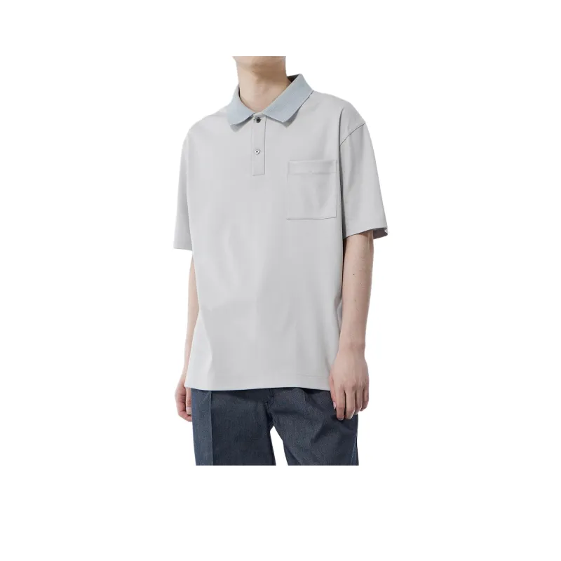 UNITED TOKYO SS24 Polo Shirt Men's Light Gray-0