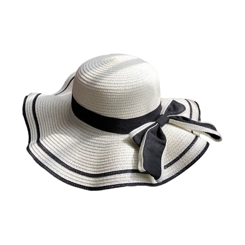 MT·MIT Straw Woven Top Hat Beach Straw Hat Women's-0