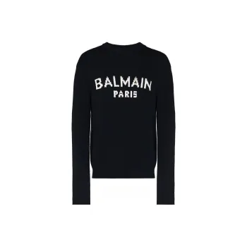BALMAIN Sweaters Men Dark Blue