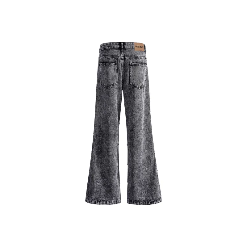 Ghost Mask Jeans Unisex Black Gray-1