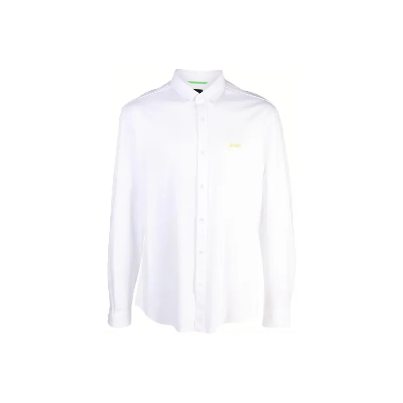 HUGO Shirts Men Optical White Color-0