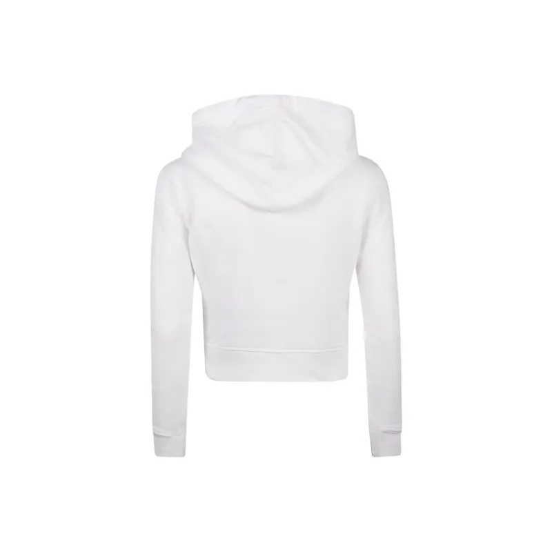 DSQUARED 2 Graphic Print Cropped Hoodie-1