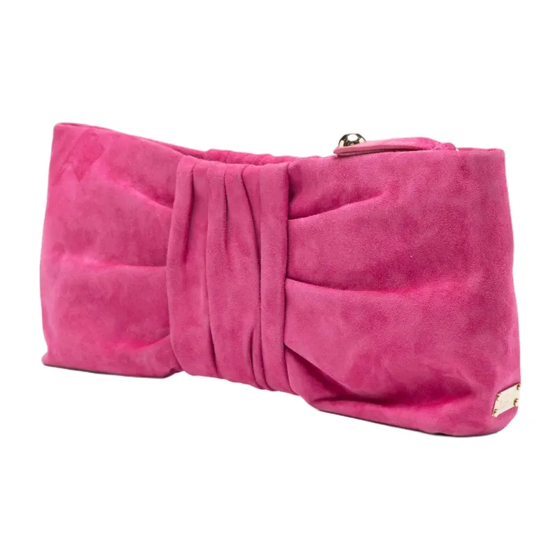 MOSCHINO Bow Clutch Bag-1