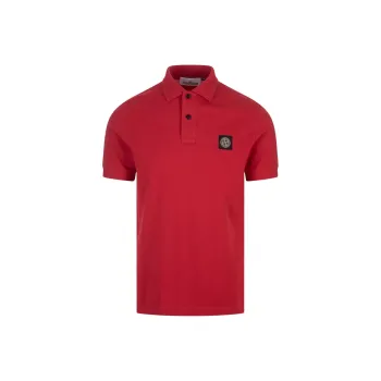 STONE ISLAND Polo Shirt Men's Red