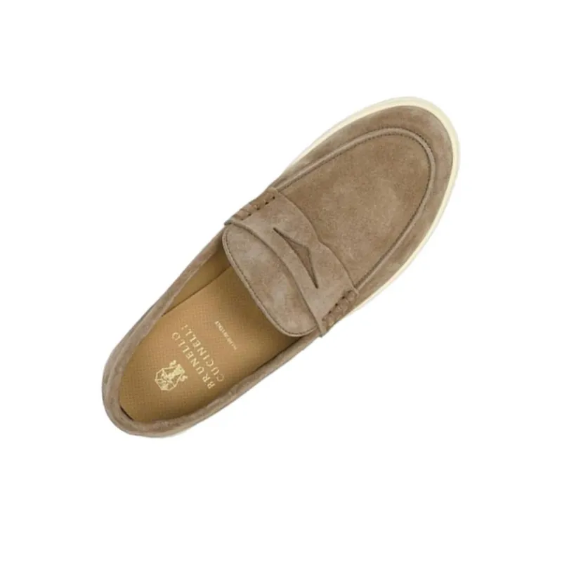 Brunello Cucinelli Penny Slot Slip On Loafers-2