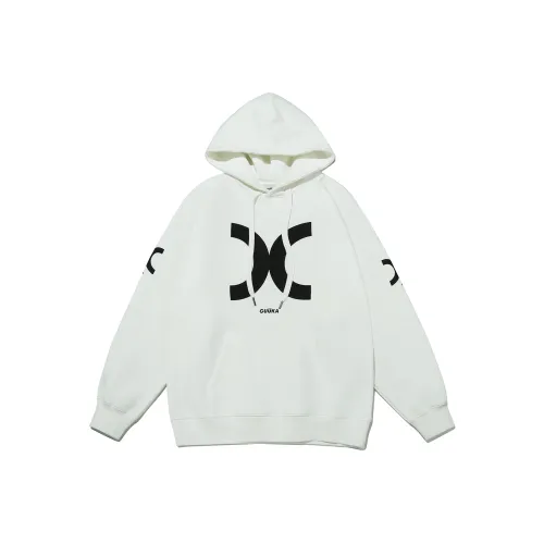 Guuka Creative Print Off-The-Shoulder Base Layer American Luxury Streetwear Loose Fit Sweatshirt Unisex