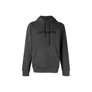 Carhartt Logo Embroidered Drawstring Hoodie