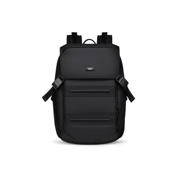 Jeep Microfiber Backpack Laptop Bag Men's Black