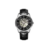 Black Belt Silver Case Black Dial (Box Included)