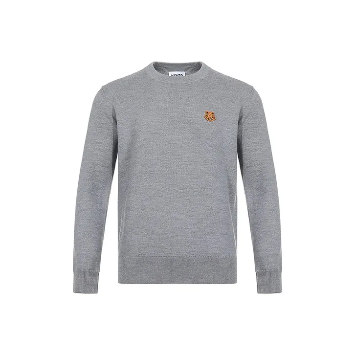 KENZO Tiger Embroidered Crew Neck Jumper-0