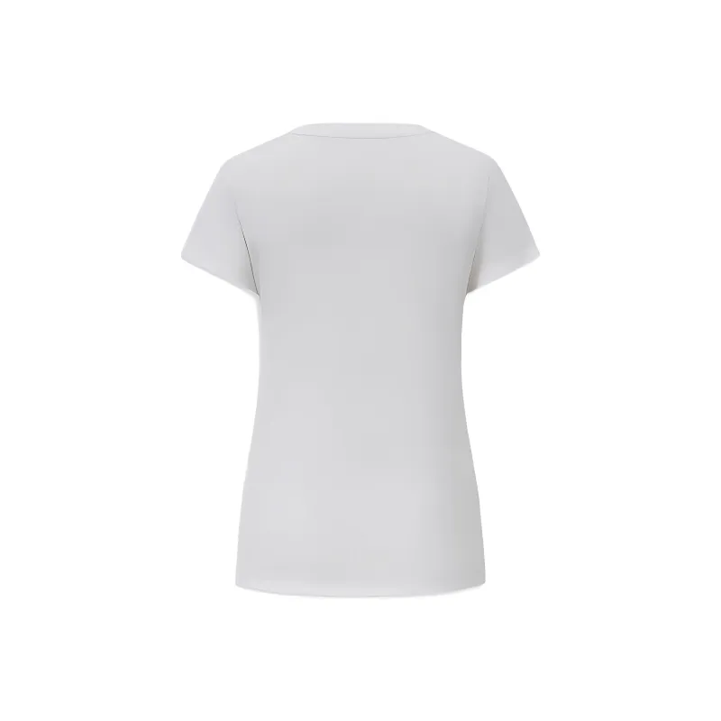 Shanghai Tang X Jacky Tsai Ruffled appliqué T shirt-1