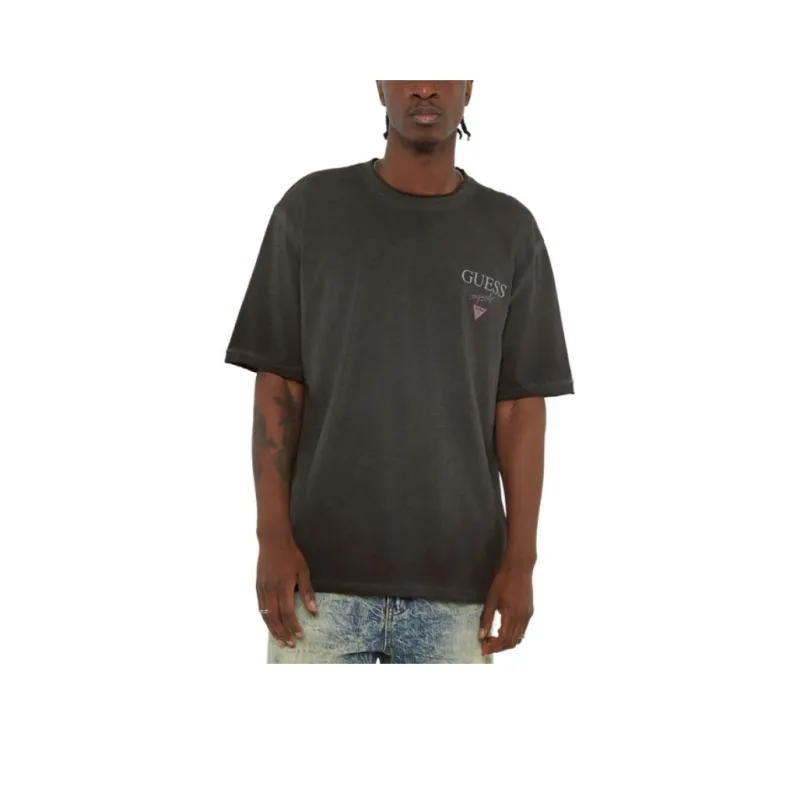 GUESS T-Shirts Men Brown-0