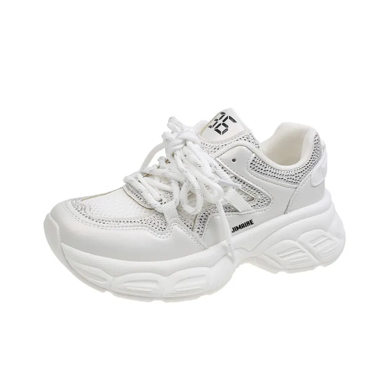 King Jinmai Breathable Coverage Low Top Chunky Sneakers Women's-9