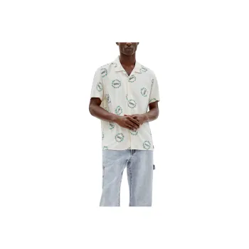 GUESS Originals Logo Short-Sleeve Shirt Shirt Men's White