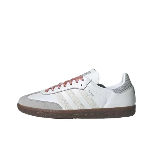 Adidas Originals SAMBA OG Breathable Low Top Skateboard Shoes Women's Rubber White