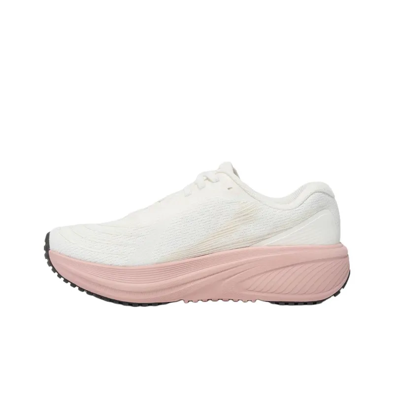 FILA Anti Slip Wear Resistant Low Top Running Shoes Women's White Pink-1