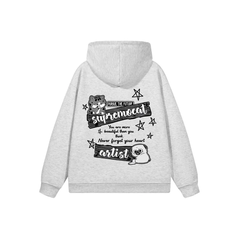 Supremo Cat Sweatshirts Unisex-8