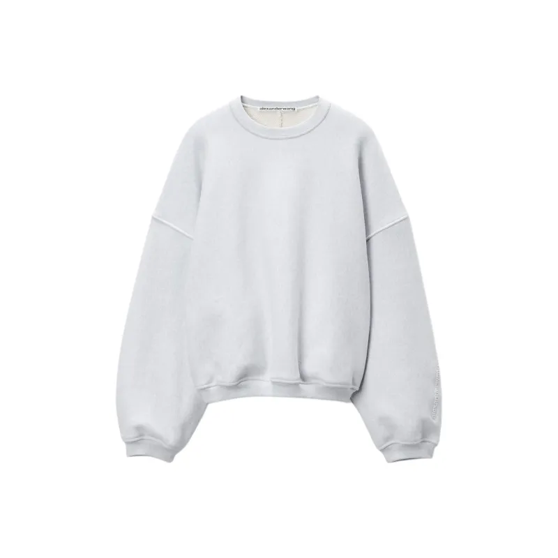Alexander Wang Logo embossed Cotton Sweatshirt-0