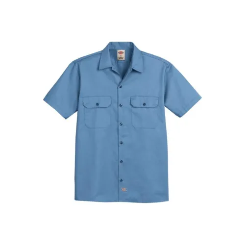 Dickies Short-Sleeve Traditional Work Shirt Shirt Men's Bay Blue