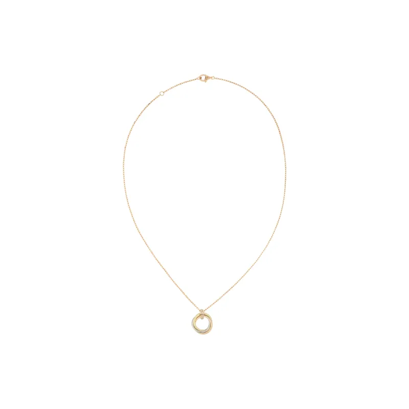 CARTIER Trinity Series 18K White Gold Necklaces Women's-1