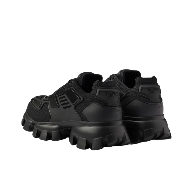 PRADA Cloudbust Thunder Low Top Chunky Sneakers Men's Black-3