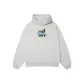 Heather Gray Embroidered