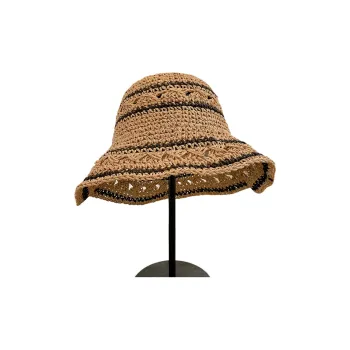 MT·MIT Straw Woven Bucket Hats Women's