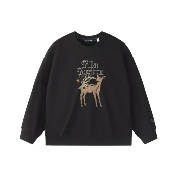 FILA FUSION Sweatshirt Unisex Meteorite Iron Black