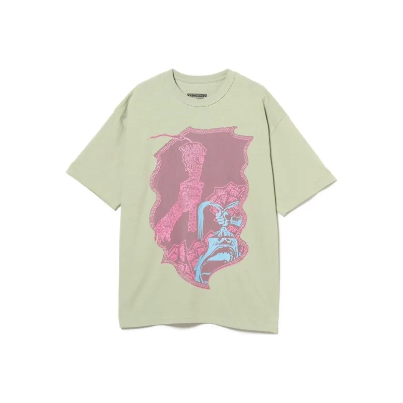 Beams T Shirts Men Green-0