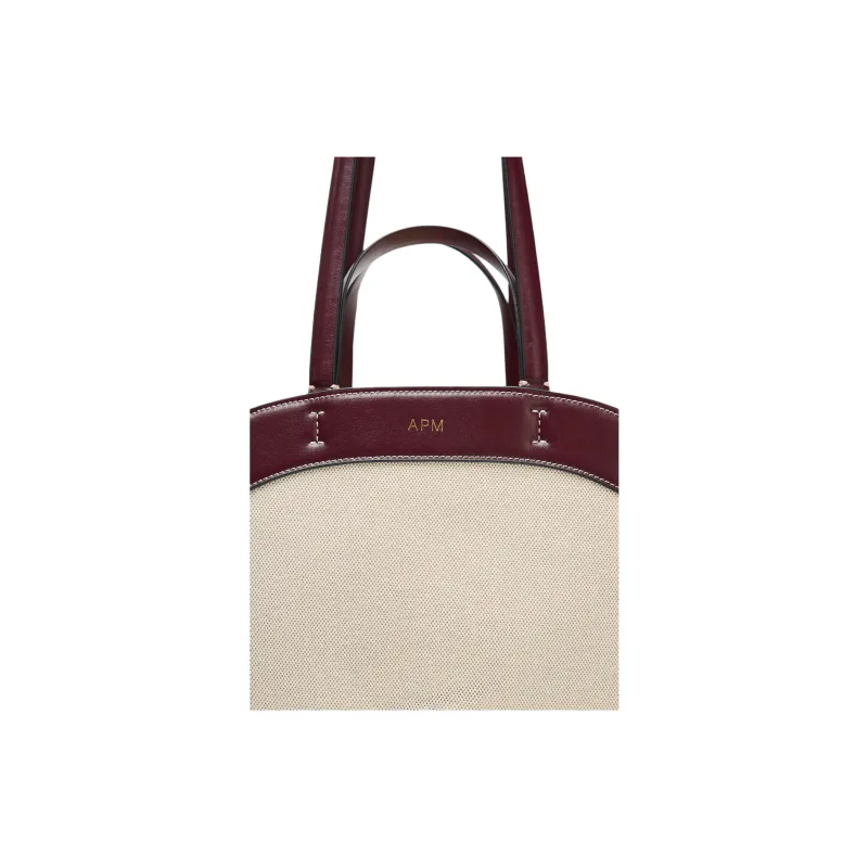 ZARA Cotton Tote Bag, Shopping Bag, Handbag Medium Size Women's Raw White-6