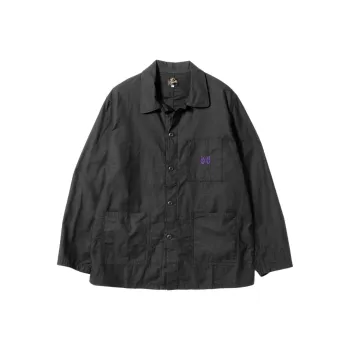 Needles Logo embroidered Shirt Jacket