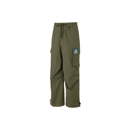 Adidas SS25 Knitted Sweatpants Men's Army Green