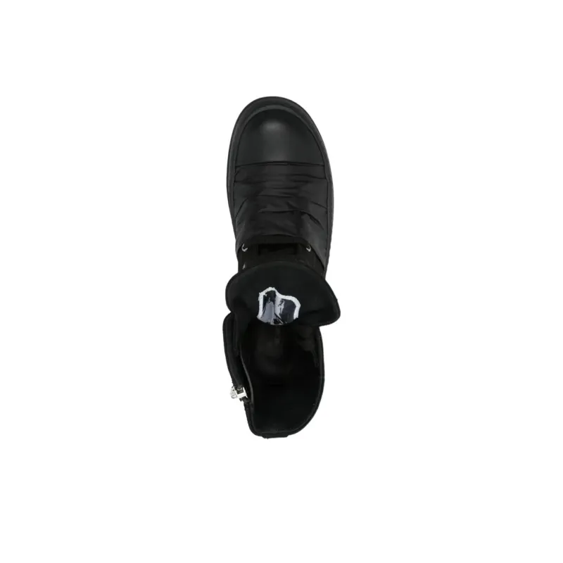 Rick Owens DRKSHDW Hustler High Top Skateboard Shoes Women's Black-4