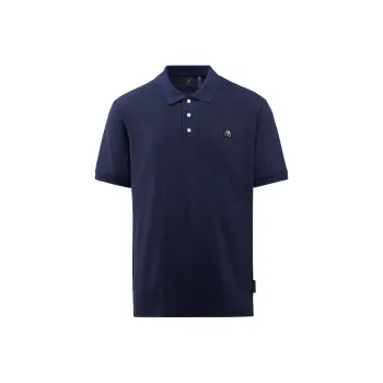 Moose Knuckles Polo Shirt Men's Marine Blue