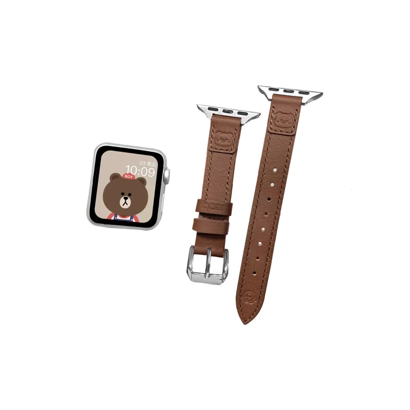 IWabcertoo Watch Band Apple Compatibility Genuine Leather Material-13