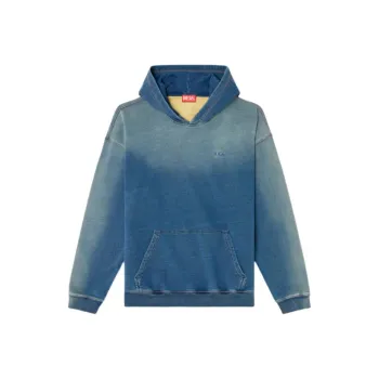 DIESEL S Boxt Hood R6 Oval D Logo Embroidered Hoodie