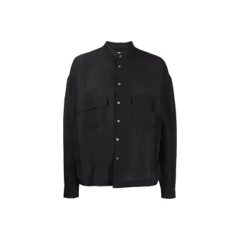 RHUDE Malta Button Up Shirt 'Black'