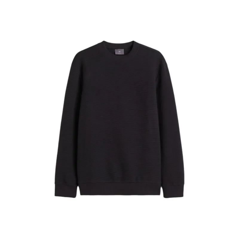 H&M Sweatshirts Men Black-0