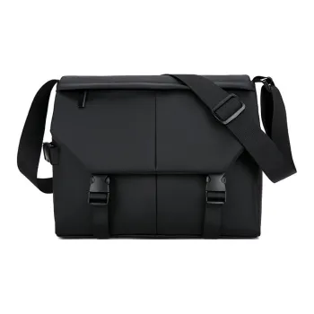 Fillove Membrana Dermalis Messenger Bag, Crossbody Bag Men's Black