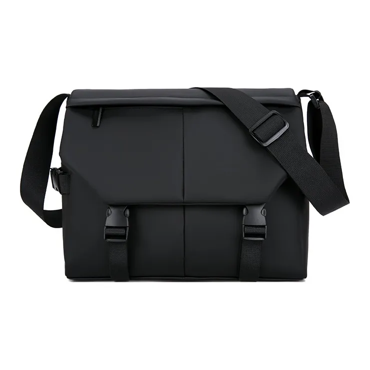 Fillove Membrana Dermalis Messenger Bag, Crossbody Bag Men's Black-0