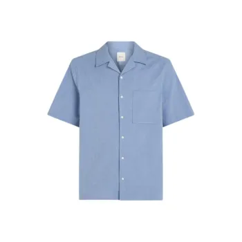 Calvin Klein Chambray Cuban collar Shirt