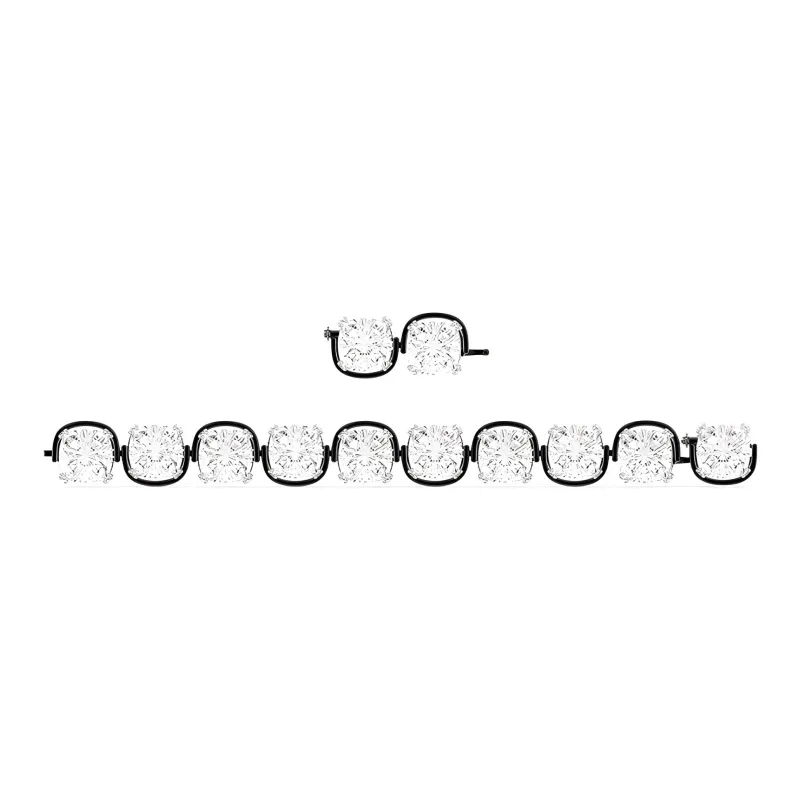 Swarovski Harmonia Cushion Cut Bracelet-2