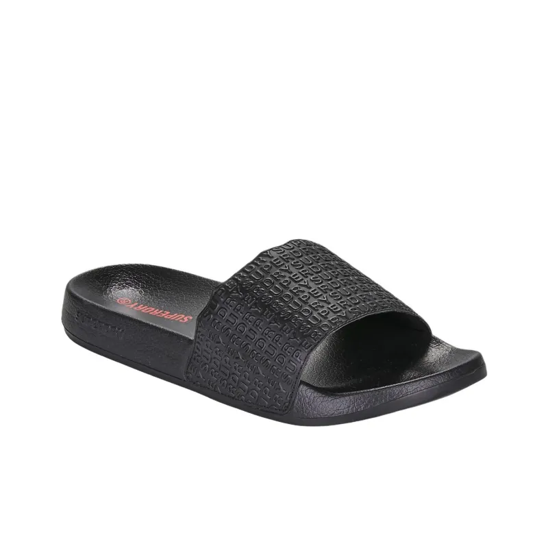 SUPERDRY Abrasion Resistant Slide Slippers Men's Black-1