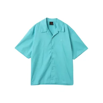 Jordan BRANDSTMT M J ESS WSH TOP WASHED TEAL Shirt Unisex Washable Cyan