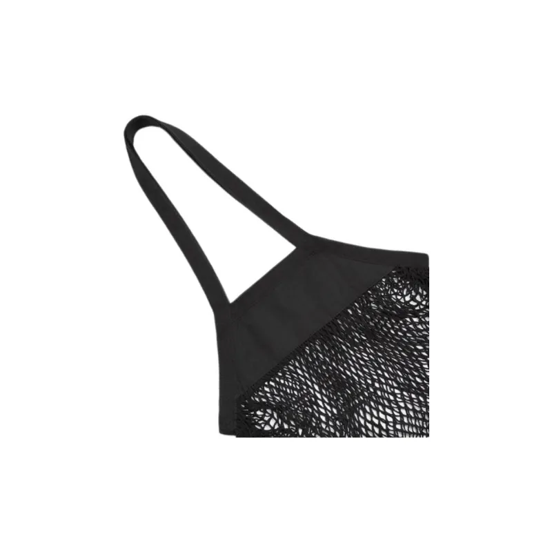 ZARA Cotton Mesh Bag Shoulder Bag Handbag Regular Men's Black-5