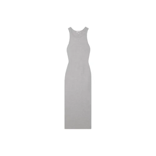 GANNI Sleeveless Dress Women's Gray