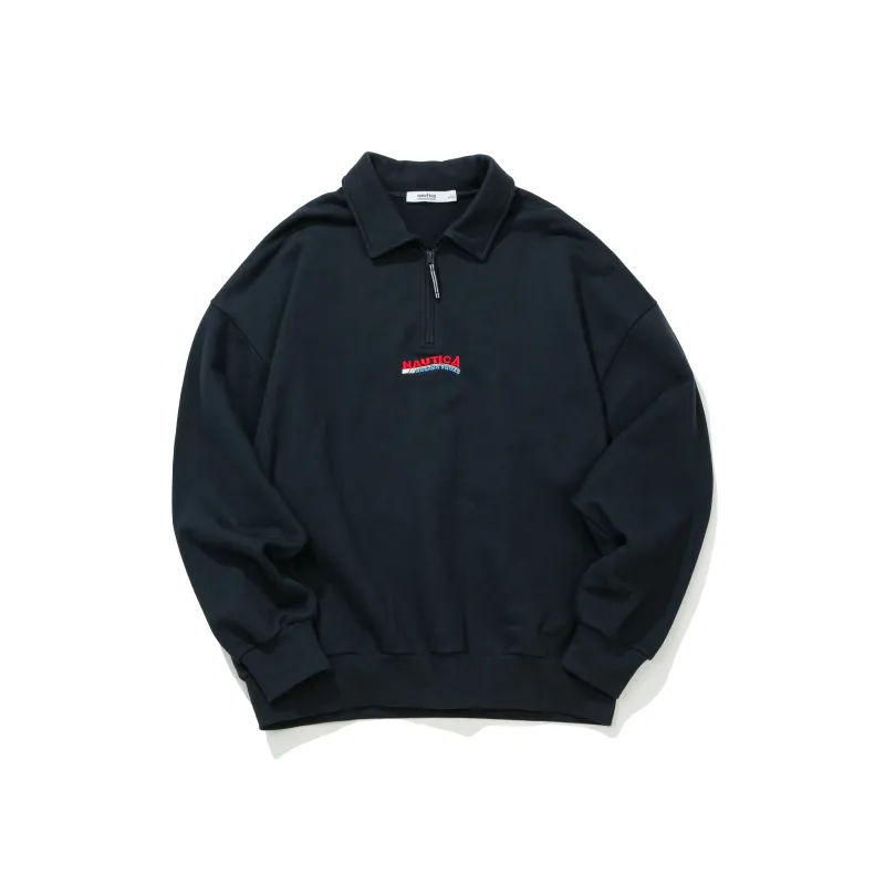 Nautica White Sail Sweatshirt Men's Navy Blue-0